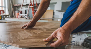 Pose de parquet